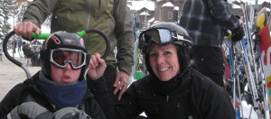 disabled person winter recreation