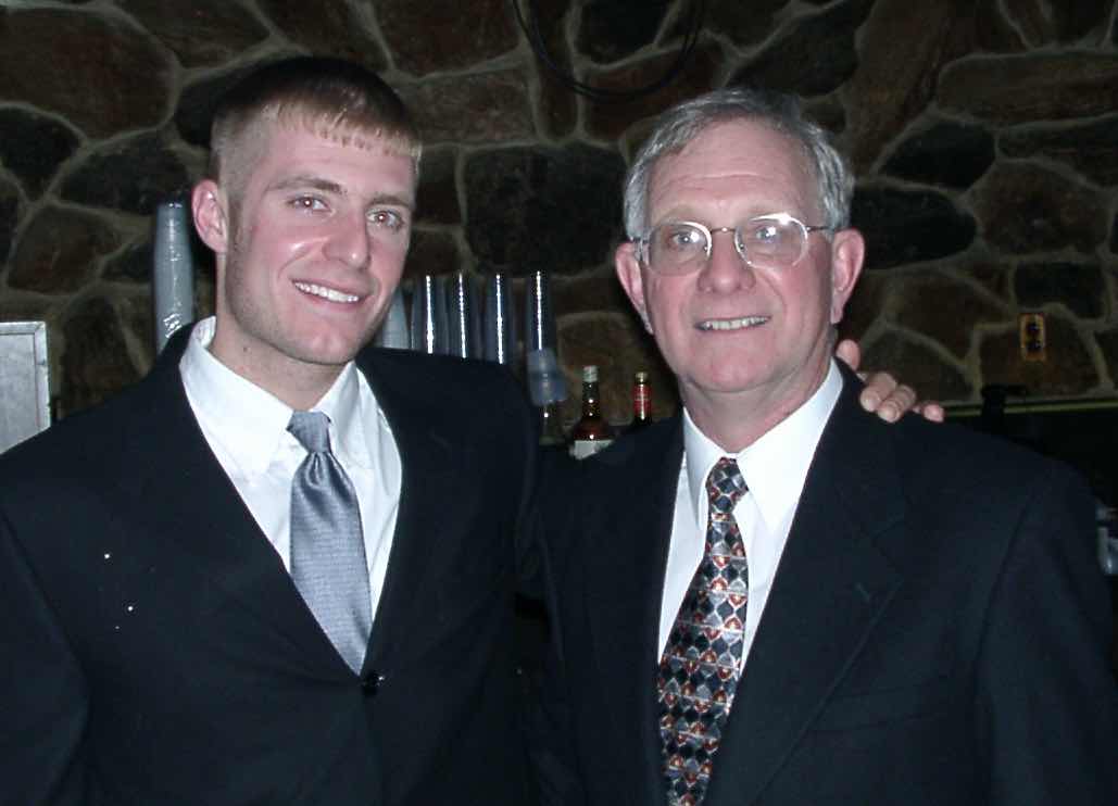 Frank and Ryan Gawronski side hug