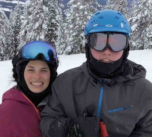 Dream Client Kela with a Junior Volunteer