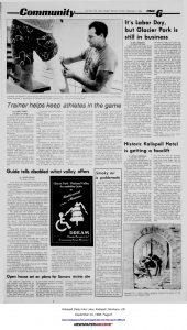newspaper clipping featuring Dream Adaptive